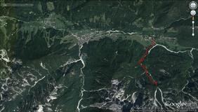 map - Martuljek Waterfalls