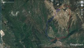 Mudna dol - zemljovid