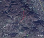 Prilazi s juga u aplikaciji GoogleEarth/GoogleMap 